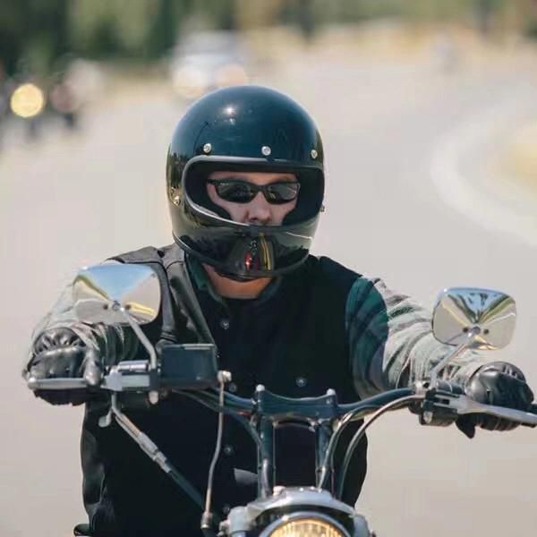 Motorcycle Helmet Retro Cafe Racer Vespa Open Face Kask Full Face Casco Moto Modular Moto Helmet DOT