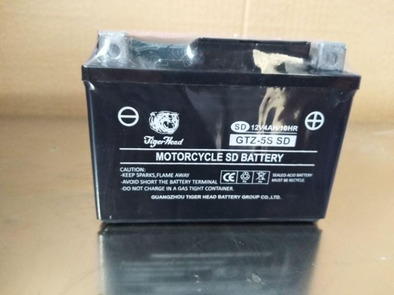 High Quality Gtz-5s 12V4ah Maintenance Free Lead Acid Motorcycle Battery