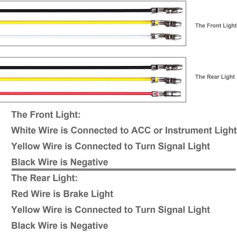 Factory Hot Sell Hollow LED Indicator Lights Turn Signal Lamp for Motorbike/Scooter Motorcycle Mirror Turn Signals