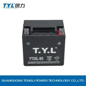 12V5ah 12n5-BS Saled-Lead-Acid Maintenance Free Motorcycle Battery Motorcycle Parts