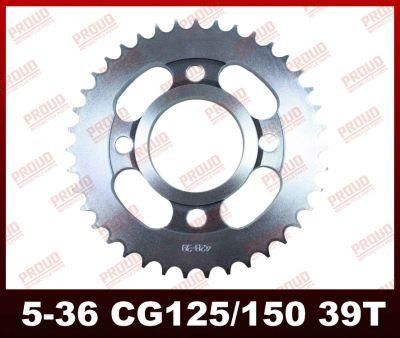 Cg125 Sprocket 45# Motorcycle Parts High Quality Motorcycle Sprocket