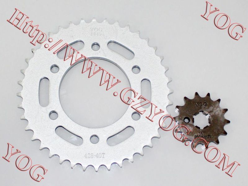 Motorcycle Sprocket Set Pinion Cgl125 Wy125 Cg125