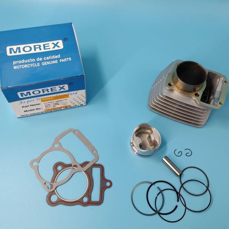 Motorcycle Spare Parts Accessories Morex Genuine Kits Piston & Cylinder for Engine PNG Original Honda Suzuki YAMAHA Bajaj