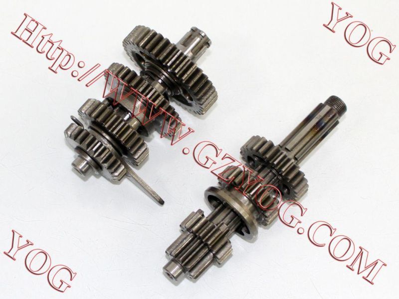 Yog Motorcycle Spare Parts Transmission Gears Complete for Bajajboxer, Cg200, Tvs Star