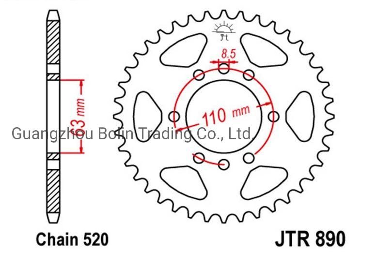 Aluminum 45 Teeth Motorcycle Rear Sprocket for Ktm Duke 390 125