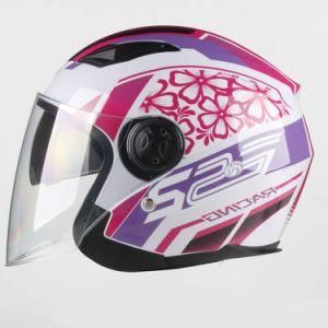3/4 Open Face Motorcycle Helmet ABS Double Visors Cheap Price
