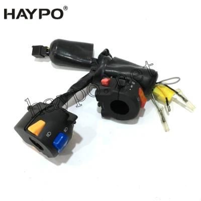 Motorcycle Parts Handle Switch for Haojue Hj150-6 / 37400h12901h000 / 37200h12900h000