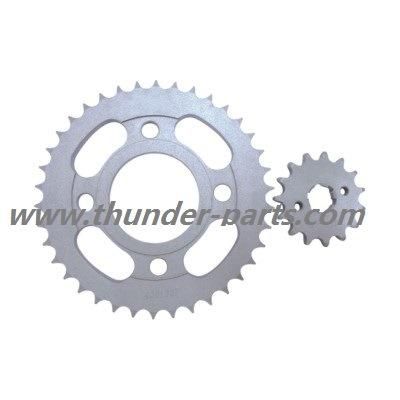 Motorcycle Chain Sprocket/Wheel Set/Kit/Catalina/Corona/Pinon/Moto Repuestos Cg125