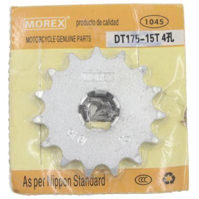 Motorcycle Spare Parts Accessories Original Morex Genuine Main Chain Sprocket Kit for YAMAHA Dt-175 15t