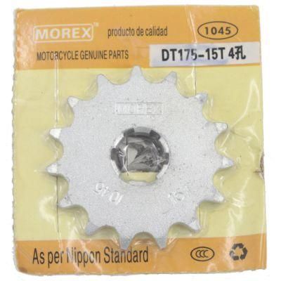 Motorcycle Spare Parts Accessories Original Morex Genuine Main Chain Sprocket Kit for YAMAHA Dt-175 15t