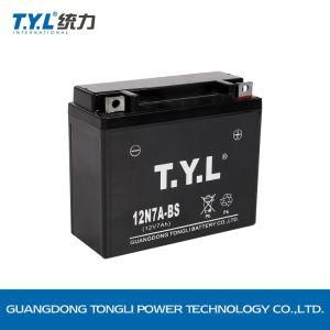 12n7-BS 12V7ah Motorcycle Battery