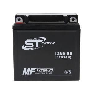 Super Power Long Life 12V 9ah Motorcycle Battery 12V Mf Gel Motorcycle Battery