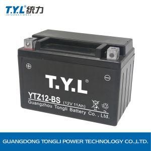 Ytz12-BS 12V11ah Wet-Charged Mf Lead-Acid Battery with Factory Price