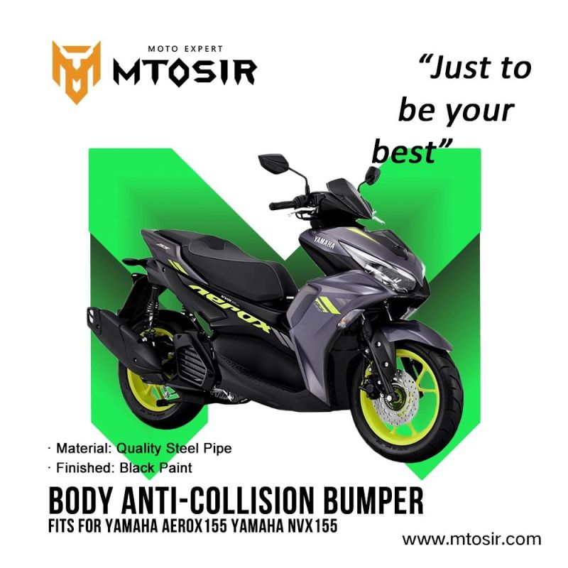 Mtosir Motorcycle Spare Parts Bumper YAMAHA Aerox155 High Quality Body Anti-Collision Bumper