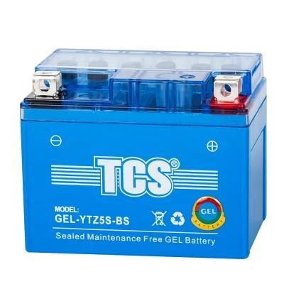 High Quality Battery for 12v 4.5ah Sealed Maintenance Free Gel Motorcycle Battery