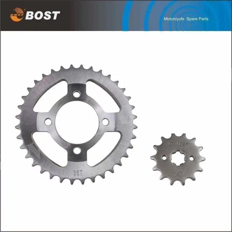 High Quality Motorcycle Parts Sprocket Set for Dayang Dy100 Motorbikes