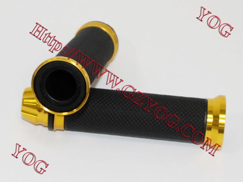 Yog Motorcycle Parts Motorchcle Handle Grip for Bajaj Boxer Black Color