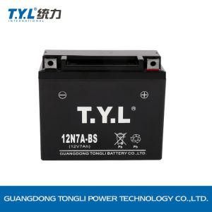 12n7-BS/12V 7ah Tyl SLA/AGM/VRLA Mf Motorcycle Battery with Factory Price Motorcycle Parts
