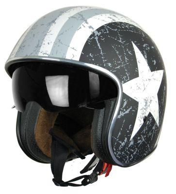 Jet Helmet with Sun Visor for Moped and Electric Scooter Driver