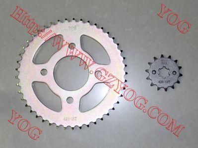 Yog Motorcycle Parts Sprocket Kits for Ax100 Bajaj Bm150 Bajajdiscover