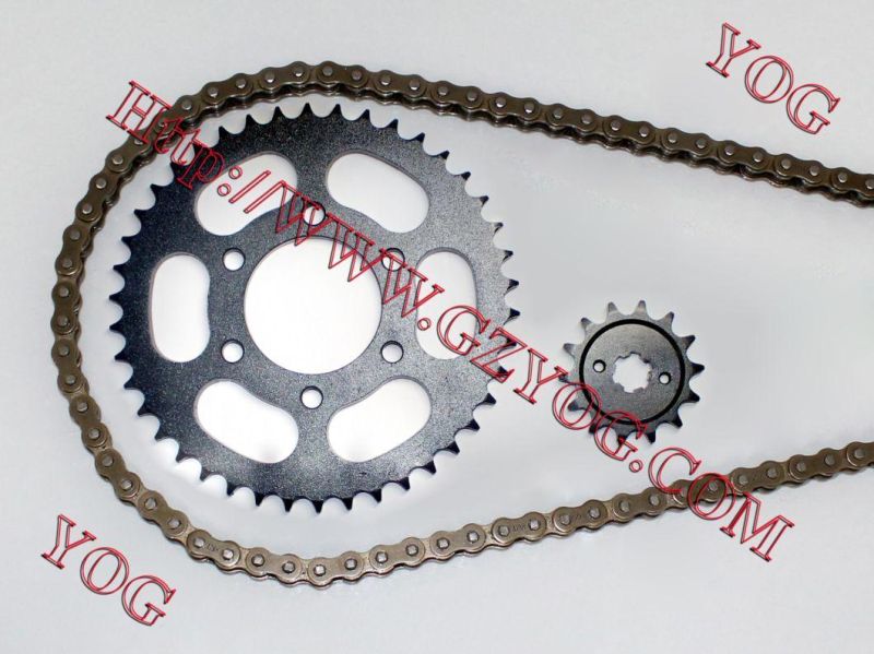 Motorcycle Parts Motorcycle Chain Sprocket Set for Honda Cg125 Cg150