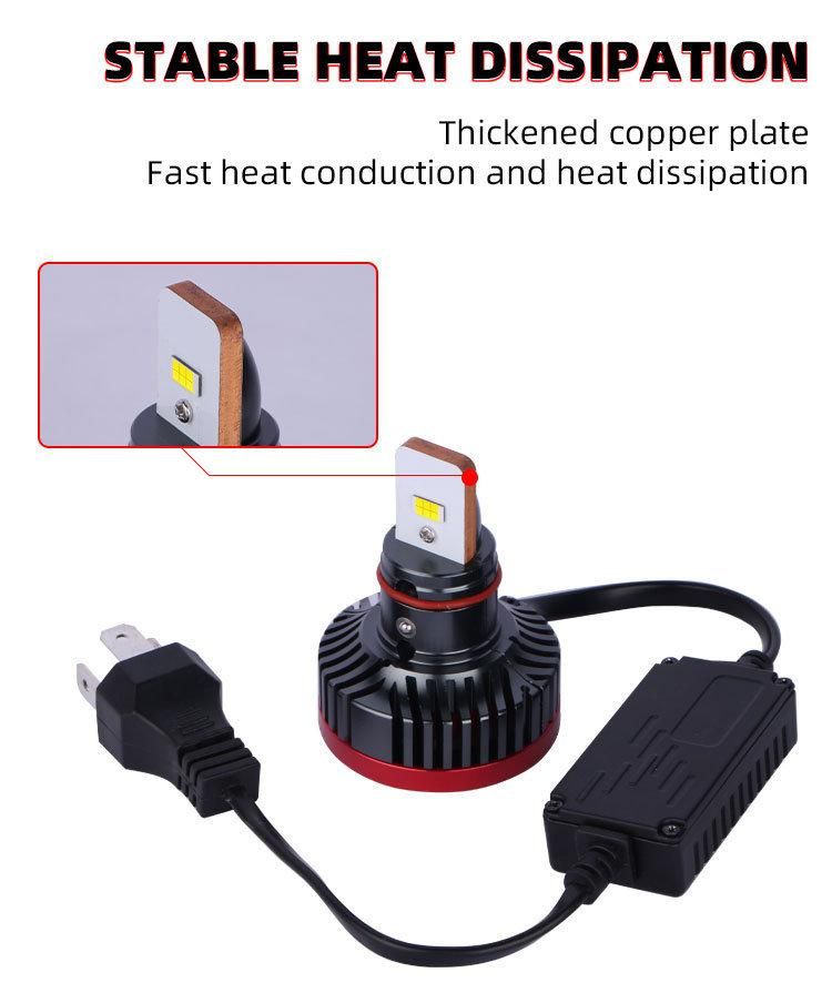 R6h4LED Small Lens H4 Integrated LED Lamp with Lens Bulb Laser Headlamp