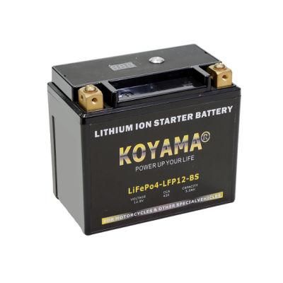 Long Cycle LiFePO4 Battery LFP12-BS for Motorcycle/Two Wheels Scooter