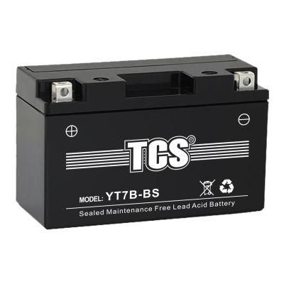 TCS Sealed Maintenance Free Motorcycle Battery YT7B-BS