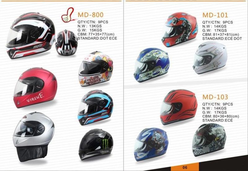 Racing Helmet Motorcycle Helmet of DOT Helmet