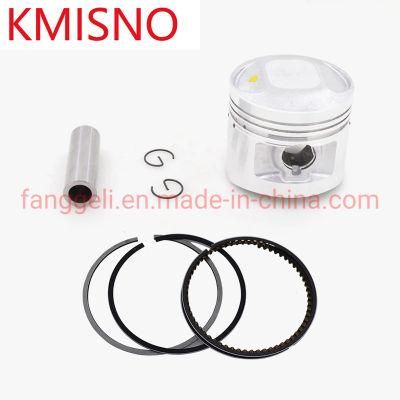 Motorcycle 56.5mm Piston 15mm Pin Ring Gasket for Derbi Cross City 125 2007-2013