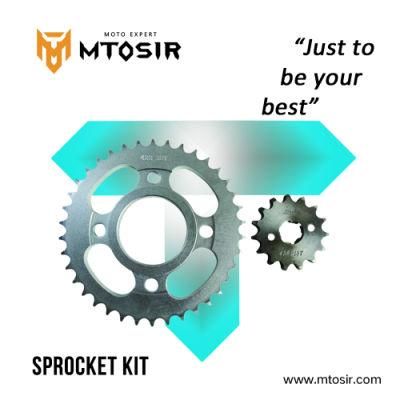 Mtosir Sprocket Set Honda Cg125 150 200, Cdi125, Akt125, FT125 Motorcycle Parts High Quality Motorcycle Spare Parts Chassis Frame Parts