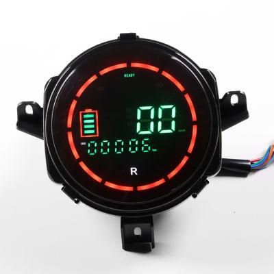 Best Selling Scooter Part Motorcycle Accessories Segment Display Speedometer Digital Display Motorsiklet Motorcycle Speedometer