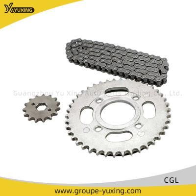 45#Steel Motorcycle Parts Chain Sprocket Kit for Cgl
