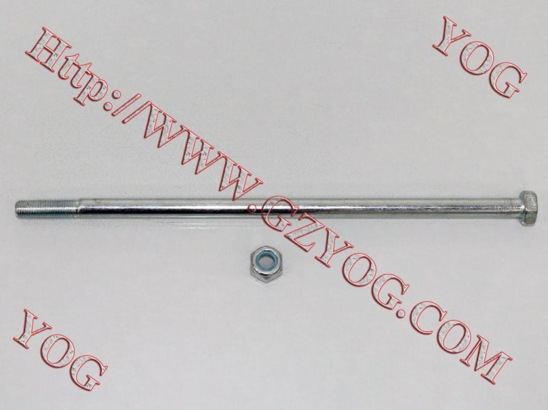 Yog Motorcycle Spare Part Rear Wheel Axle for Tvs Star (10X220) Bajaj Boxer (10X240) Tvs Star Hlx125 (12X218)