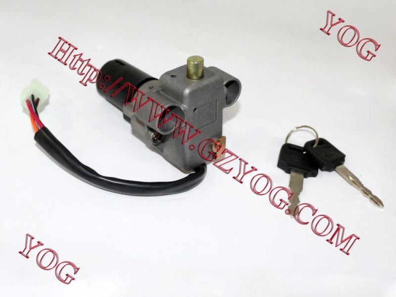 Yog Motorcycle Parts Switch Encendido Ignition Chapa Contacto Switch Italika FT125/150