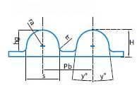 Auto Rubber Conveyor Timing V Belt for Motorcycle