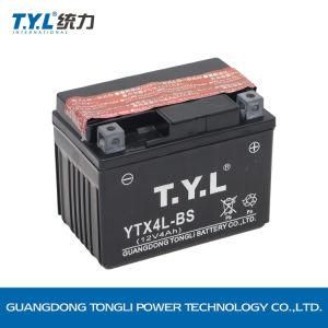 Tyl Ytx4l-BS 12V 4ah Mf Maintenance-Free Sealed Lead Acid Battery for Motorcycle Starting with Factory Price