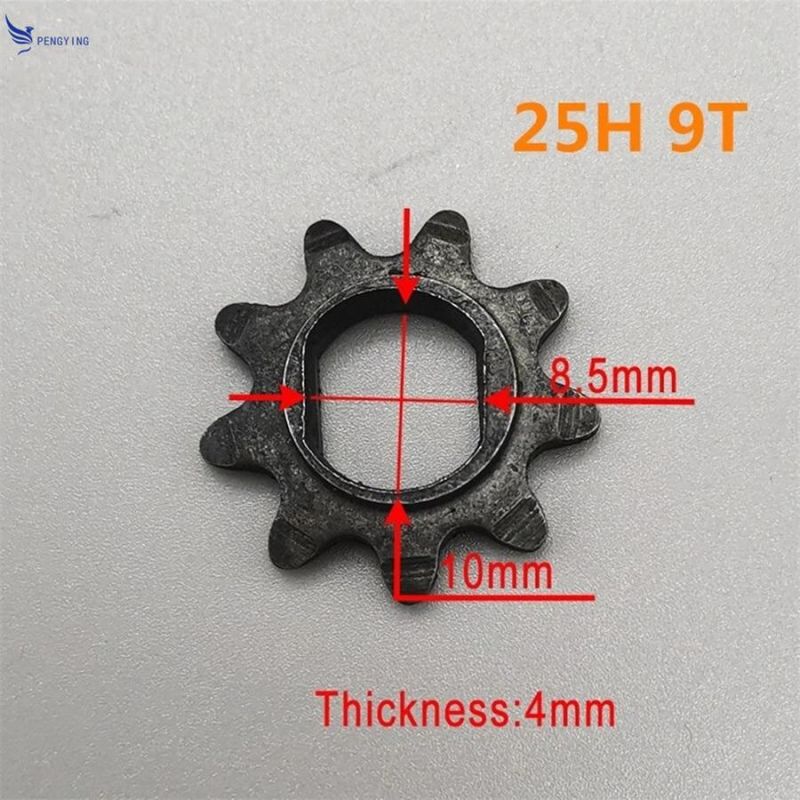 Electric Engine Sprocket 9t 11t 13t 25h Sprocket for 25h Chain Motor Pinion Gear DC