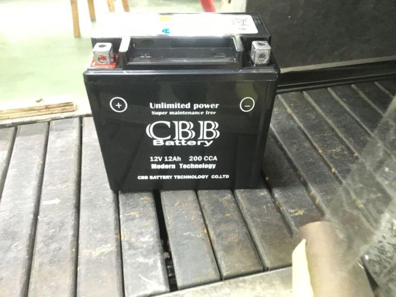 Ytx14-BS Motorcycle Battery AGM Mf 12V12ah Motorcycle Battery