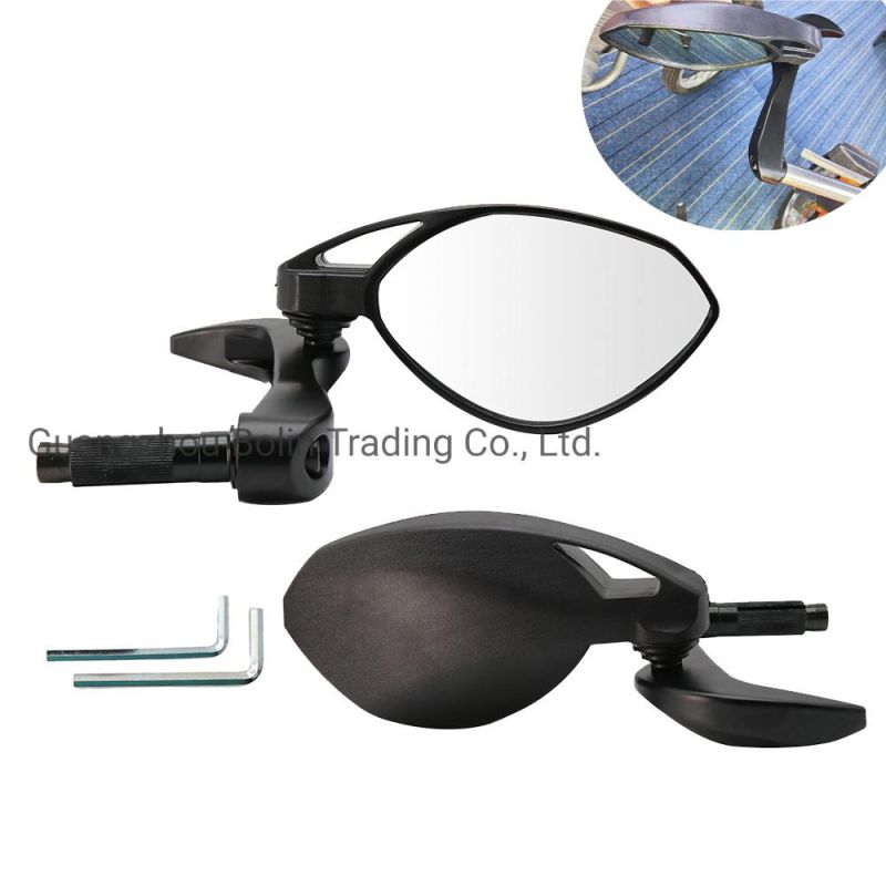 7/8′ ′ 22mm Motorcycle Motorbike Handle Bar End Rearview Mirrors with Lever Guard
