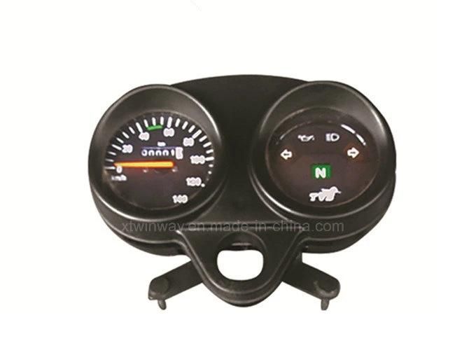 Ww-3010 Motorcycle Parts Black Speedometer Motor Instrument