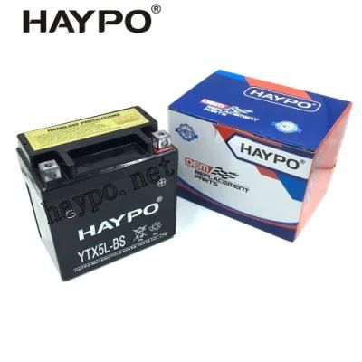 Motorcycle Parts Dry Battery for Ytx5l-BS
