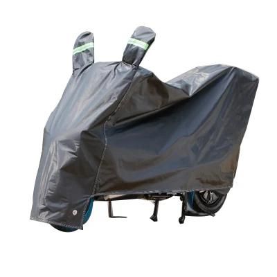 Hot-Selling Upgrade Enhanced Black with Ear Strap Keyhole Motorcycle Cover Rainproof Sunscreen Thickened Sunshade