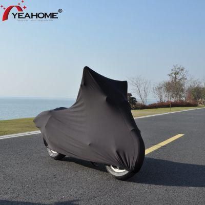 Upgrade Heavy Weight Soft Elastic Fleece Dust-Proof Indoor Motorcycle Cover