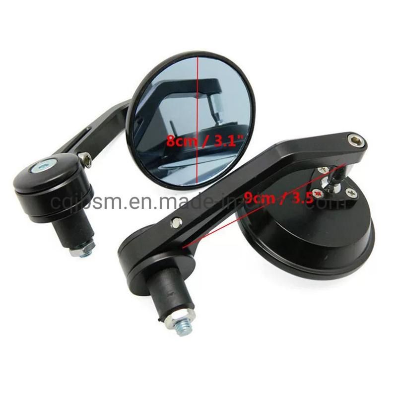 Cqjb Motorcycle Engine Spare Parts Circle Angle Universal Side Mirrors