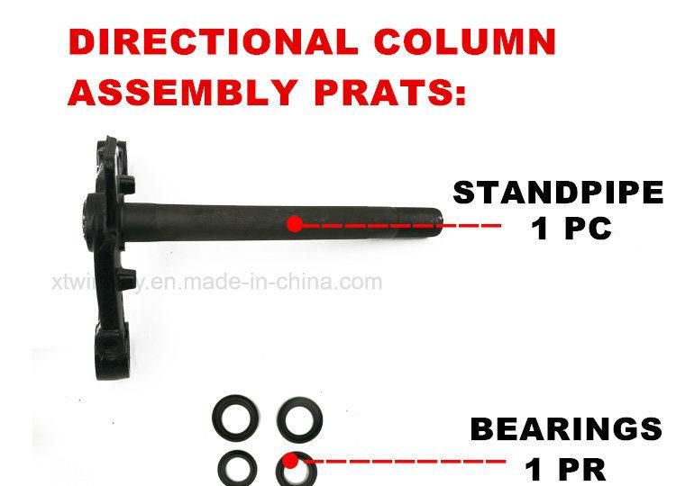 Motorcycle Part Steering Directional Column Standpipe Assembly for Jh70