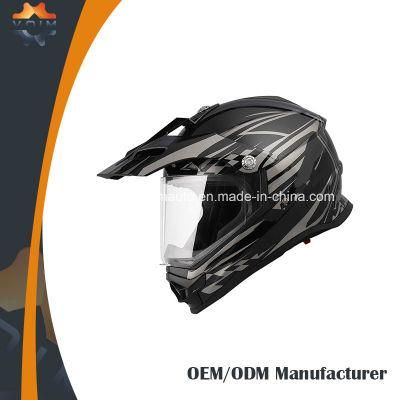 Fashion Style Motorcycle Helmets with Single Visor Mx Motocross Helmet