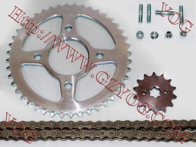 Motorcycle Transmission Parts Motorcycle Chain Sprocket Set Kit De Transmision Jialing125 Jh125L