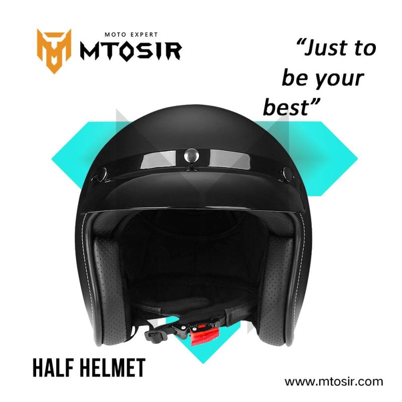 Mtosir High Quality Half Helmet Universal Motorcycle Scooter Dirt Bike Bicycle Safety Sunshade Half Face Helmet Motorcycle Gear Motorcycle Accessories