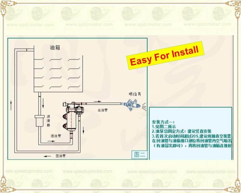 ATV Spare Parts Electric Fuel Pump 12V External Efi Fuel Pump